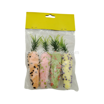 4PCS Foam Carrots